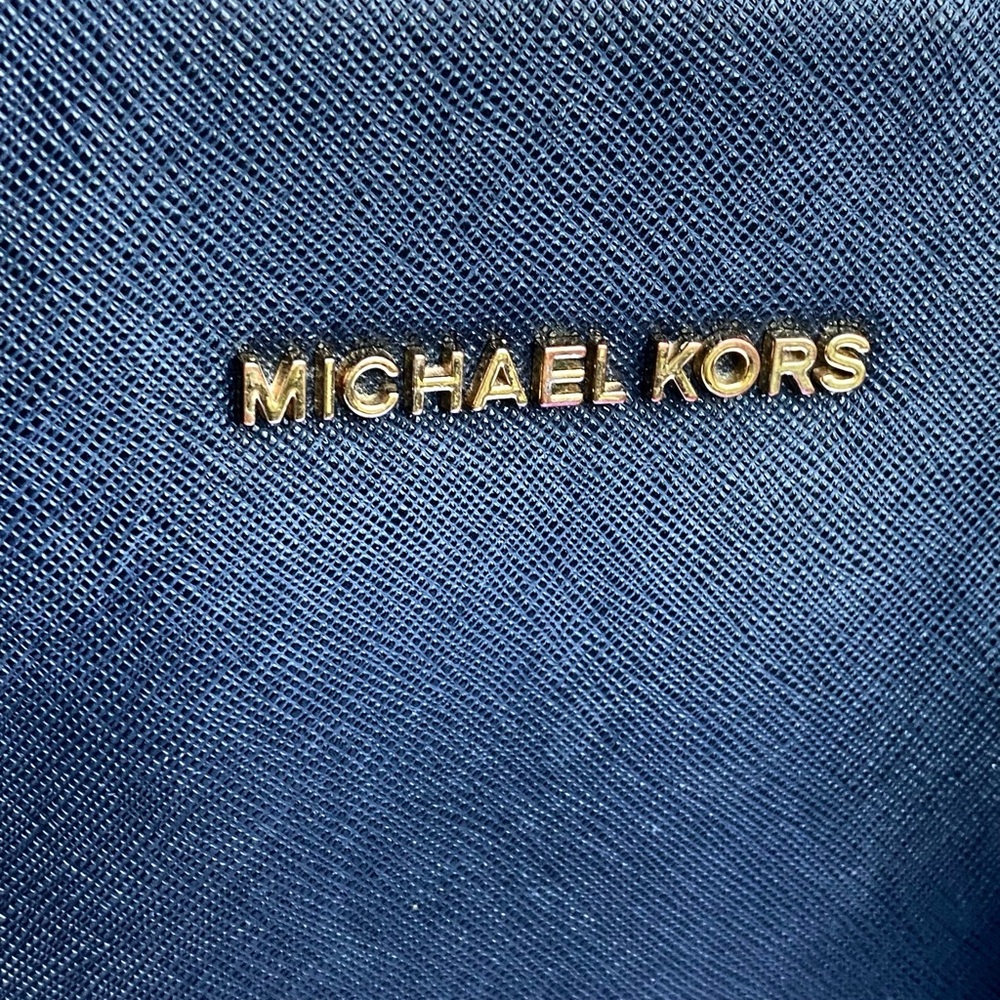 Michael Kors Med Tote Bag Black Safiano Leather - Picture 3 of 9
